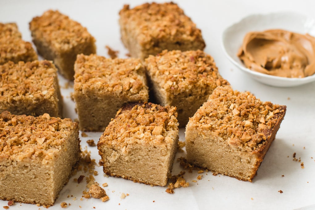 Vegan Peanut Butter Cake (easy!) - Earthly Provisions