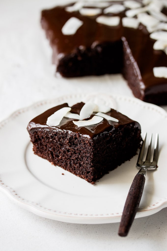 Chocolate-Coconut Pound Cake Recipe | Bon Appétit