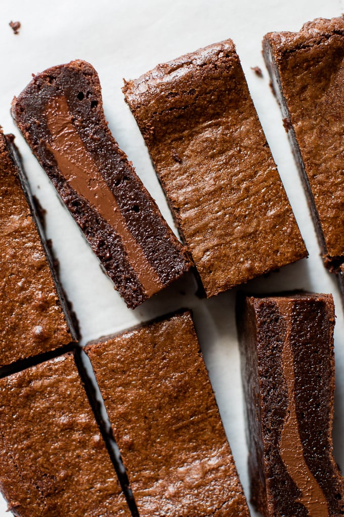 The Most Amazing Nutella Brownies Pretty Simple Sweet