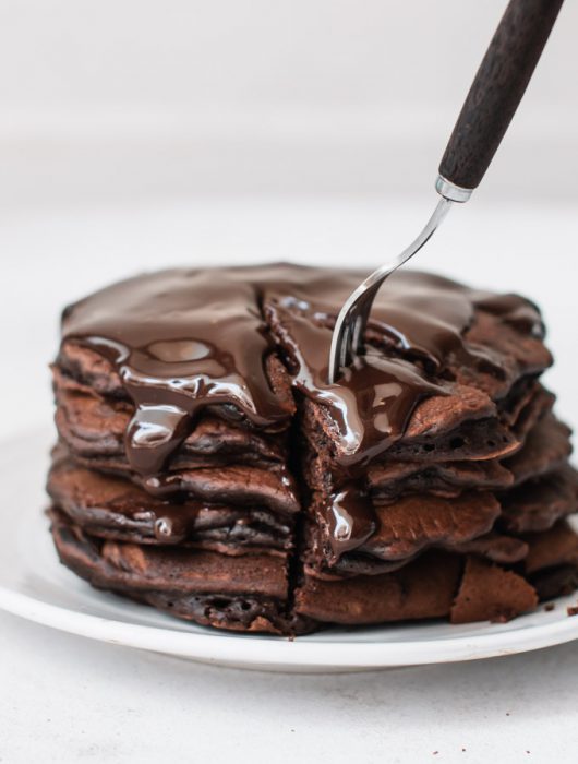 The Most Amazing Chocolate Pancakes Pretty Simple Sweet The Most Amazing Chocolate Pancakes Pretty Simple Sweet