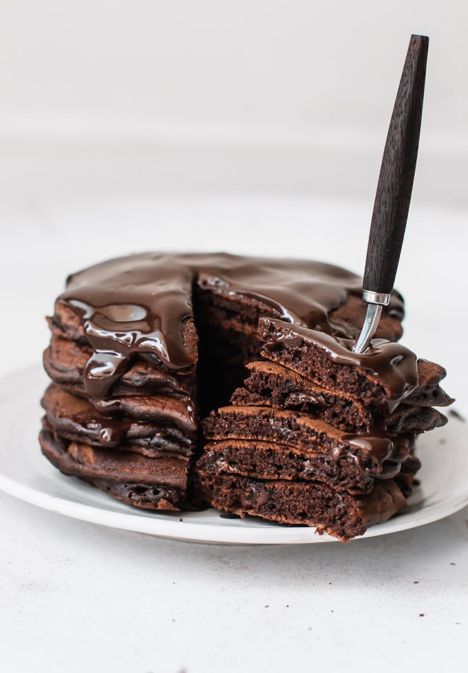 The Most Amazing Chocolate Pancakes Pretty Simple Sweet