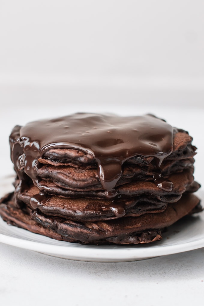 Pancakes au chocolat