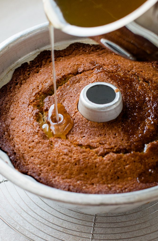 Gâteau au rhum glacé