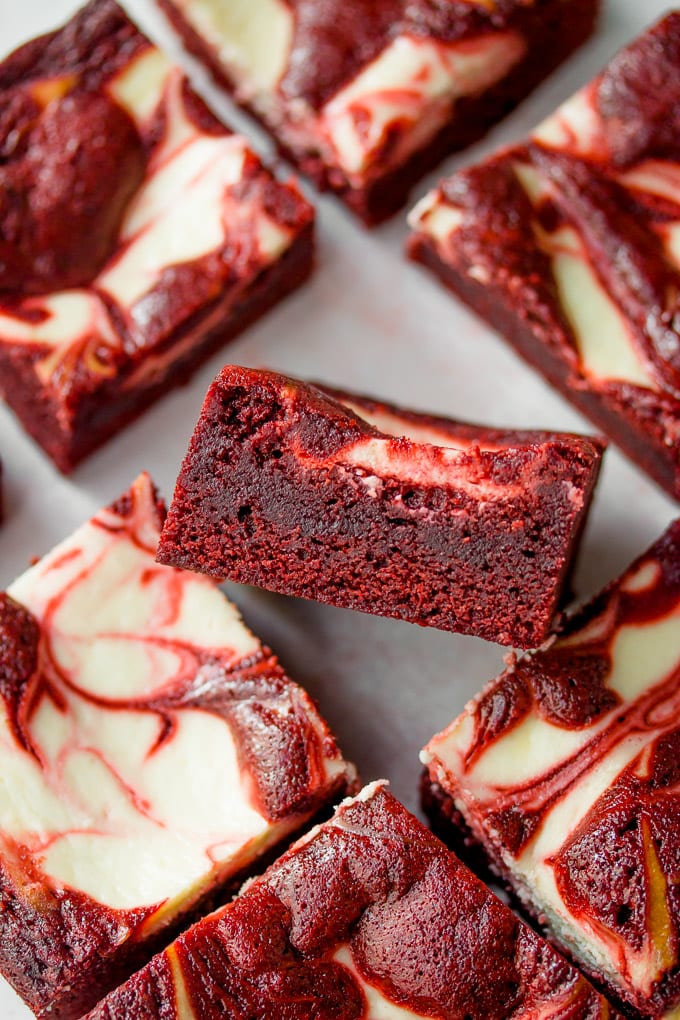 Red Velvet Brownies - Just so Tasty