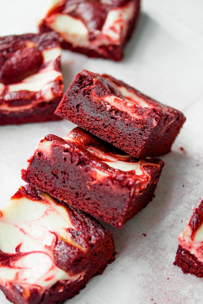 Red Velvet Cheesecake Brownies Pretty Simple Sweet