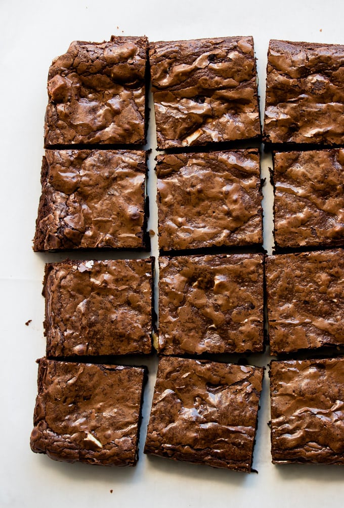 White Chocolate Chip Brownies - Pretty. Simple. Sweet.