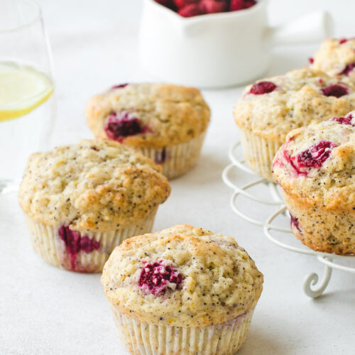 Amazing Lemon Raspberry Muffins - Pretty. Simple. Sweet.