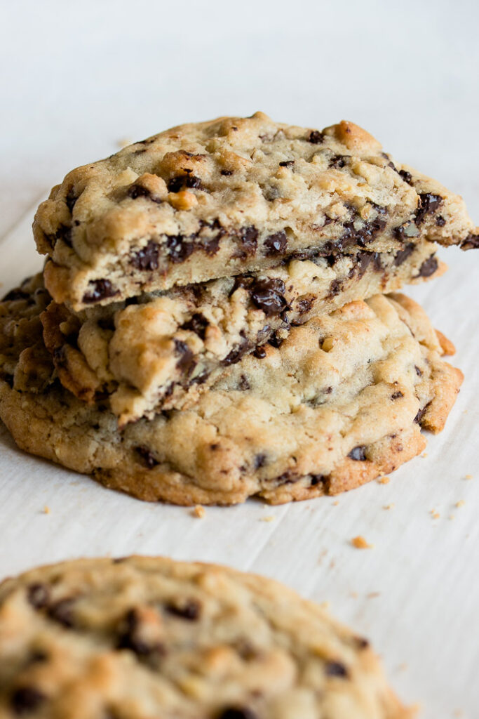 Chewy Giant Chocolate Chip Cookies Pretty Simple Sweet