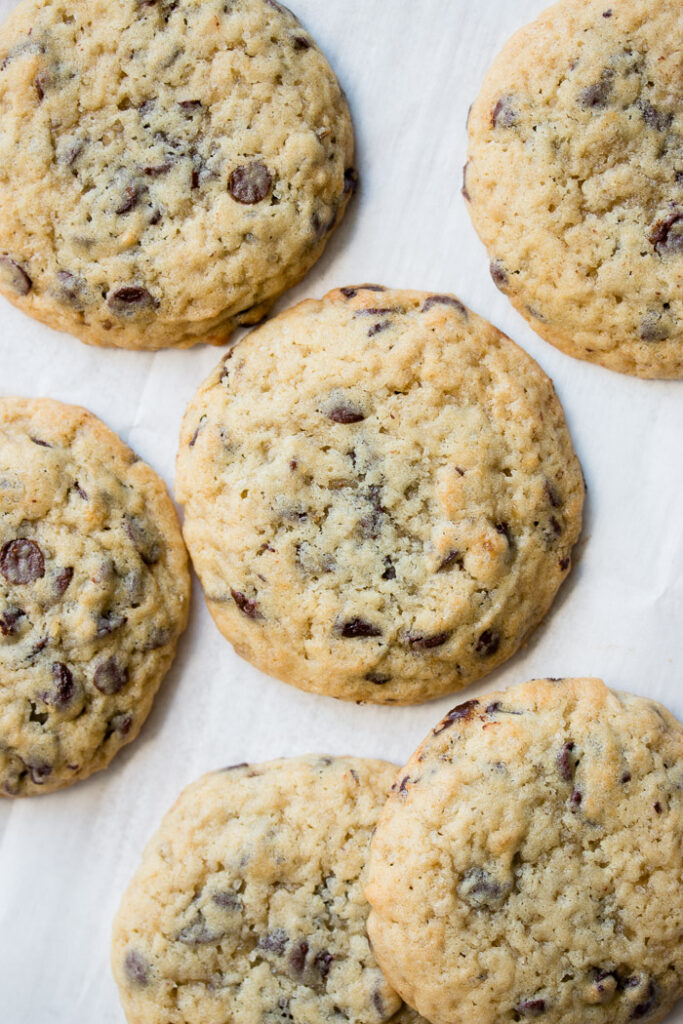 Banana Chocolate Chip Cookies