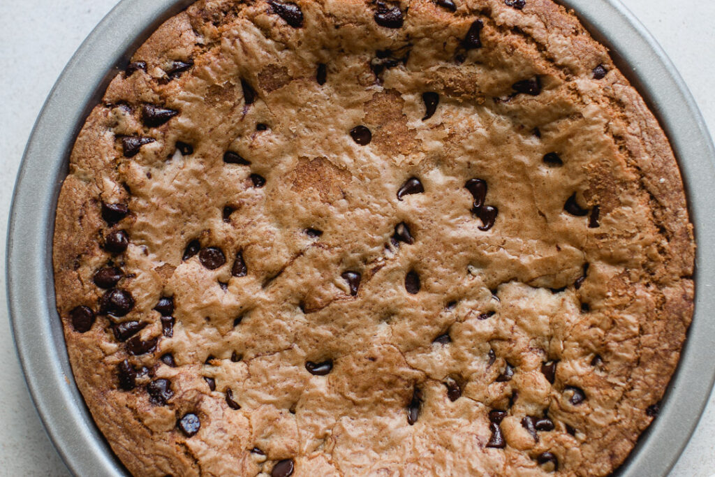 Brown Butter Chocolate Chip Cookie Cake