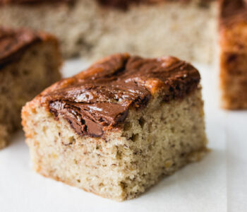 banana nutella cake