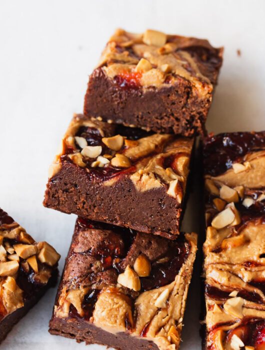 pb+j brownies