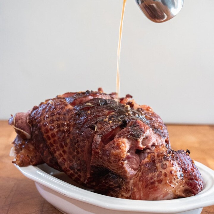 Maple Bourbon Ham Glaze (Easy!) - Pretty. Simple. Sweet.