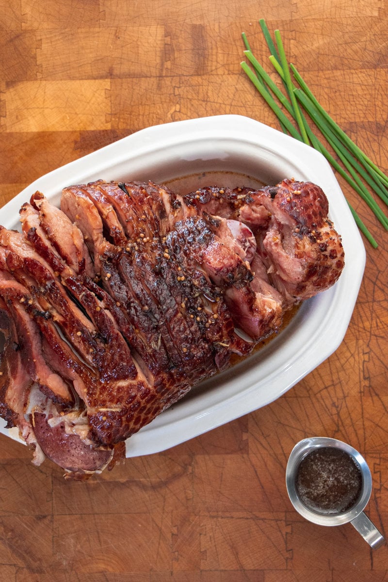 Maple Bourbon Ham Glaze (Easy!) - Pretty. Simple. Sweet.