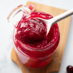 spoonful of cranberry sauce