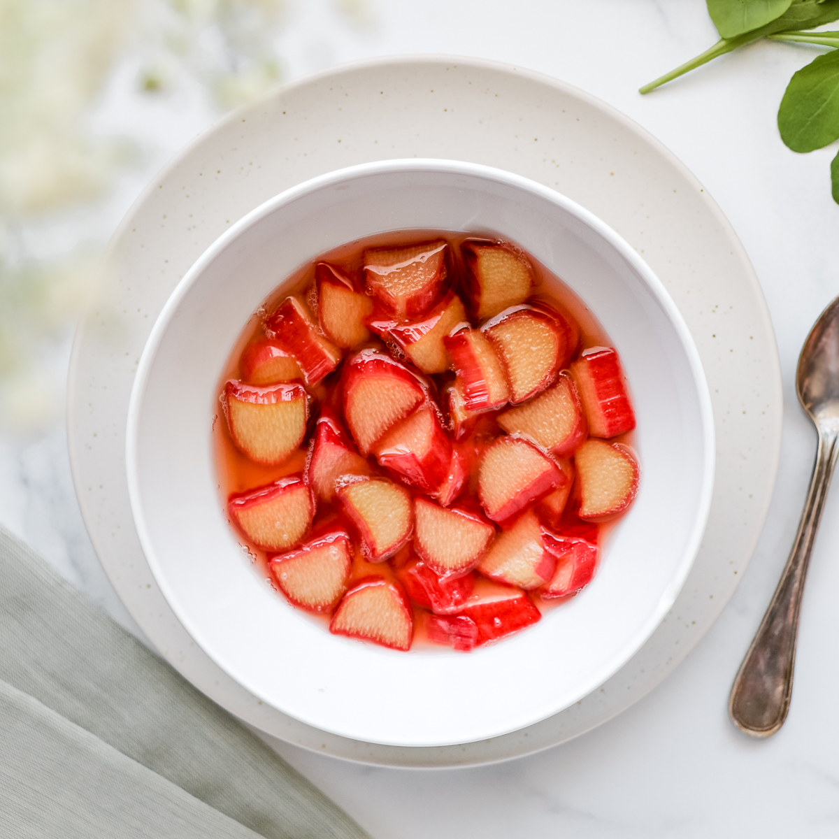 Quick Pickled Rhubarb (in an hour!) - Pretty. Simple. Sweet.