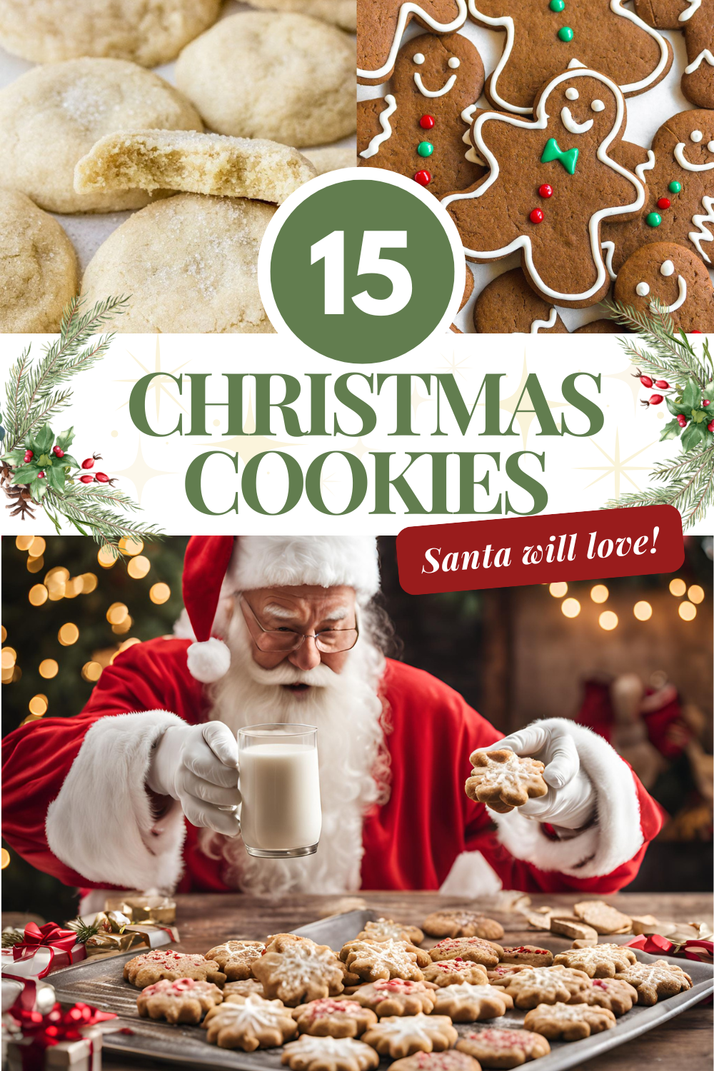 Easy Christmas Cookie Recipes for Santa Pretty. Simple. Sweet.