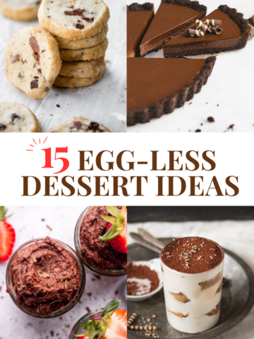15 egg-less dessert ideas, egg free desserts you'll love.