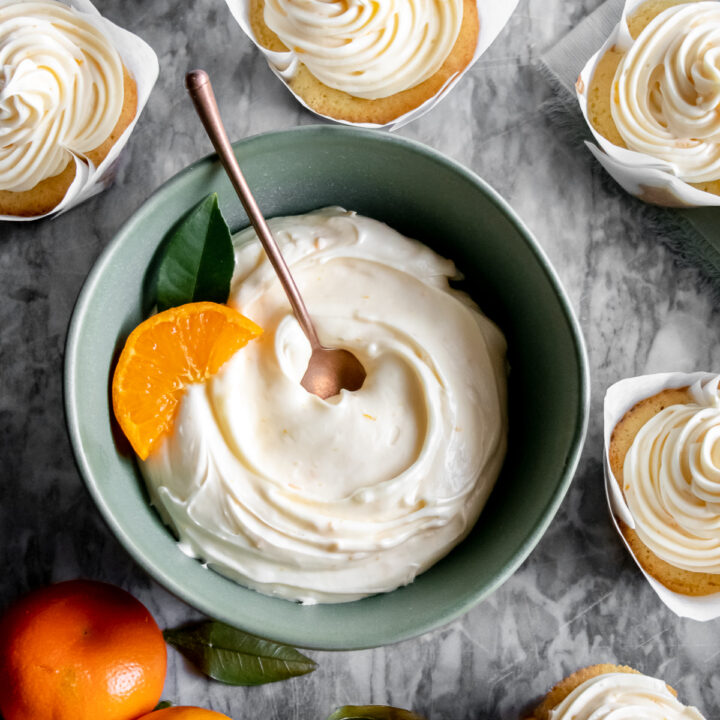 Orange Cream Cheese Frosting - Pretty. Simple. Sweet.